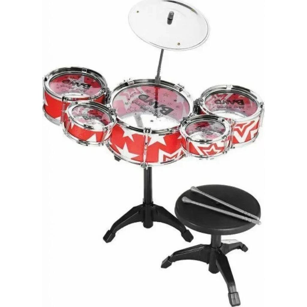 Σετ Παιδικά Drum Jazz για 3+ Ετών ΟΕΜ THL2162 κόκκινο