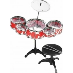 Σετ Παιδικά Drum Jazz για 3+ Ετών ΟΕΜ THL2162 κόκκινο