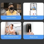 Έξυπνη κάμερα κουδουνιού X10 ασύρματη με κουδούνι πόρτας