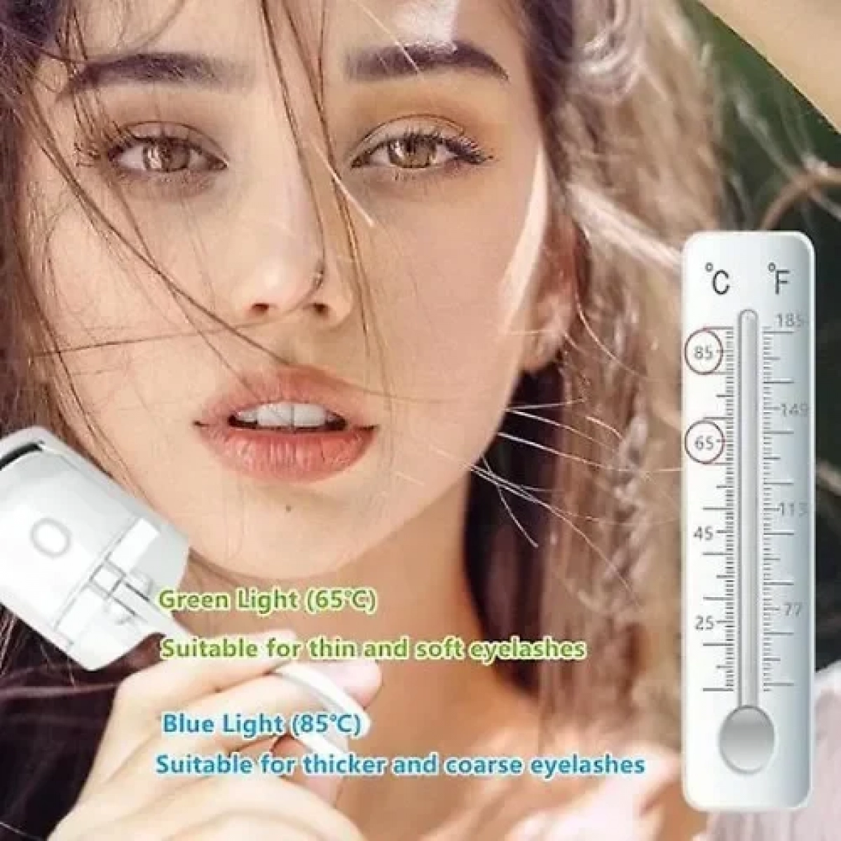 Θερμαινόμενο ψαλιδάκι βλεφαρίδων Electric Eyelash Curler