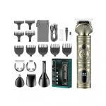 Επαναφορτιζόμενη Κουρευτική Μηχανή VGR 6in1 Grooming Kit V-106 χρυσή