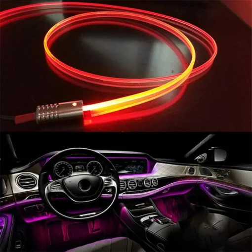 RGB LED Ταινίες Αυτοκινήτου με τηλεχειριστήριο