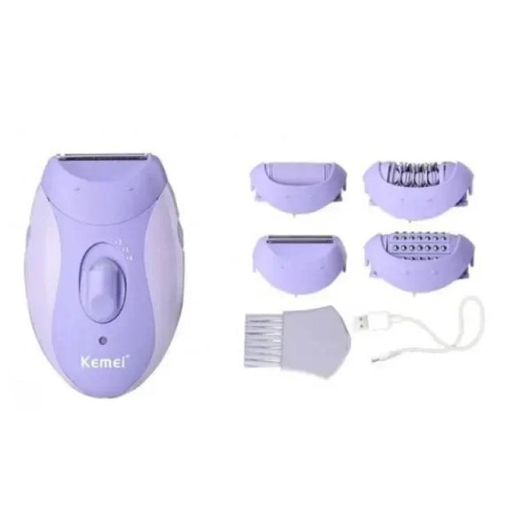 Kemei KM-6037 Επαναφορτιζόμενη Αποτριχωτική - Ξυριστική - Αφαίρεση σκληρύνσεων - Μασάζ