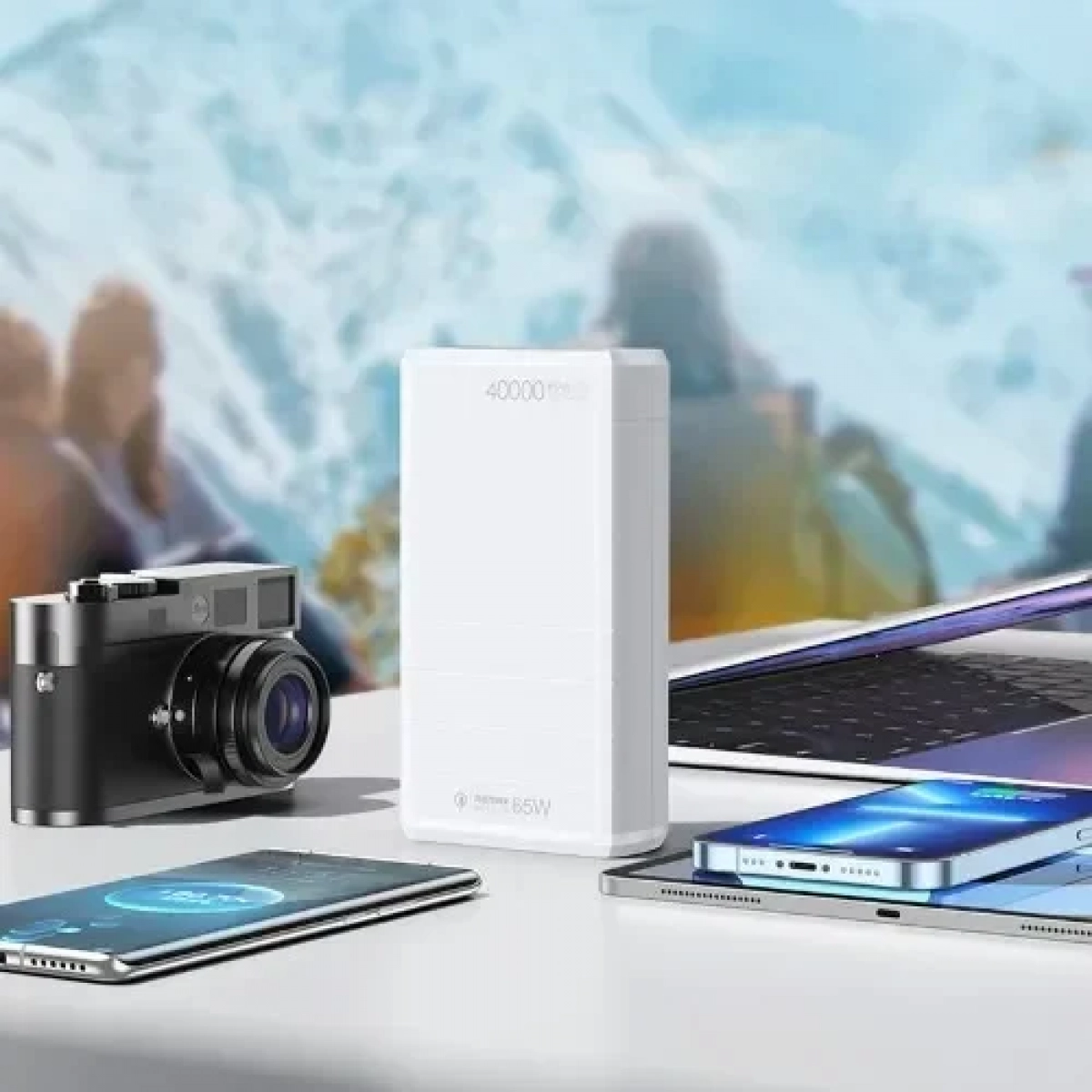 Remax RPP-310 Power Bank 40000mAh 65W με Θύρα USB-A και 2 Θύρες USB-C