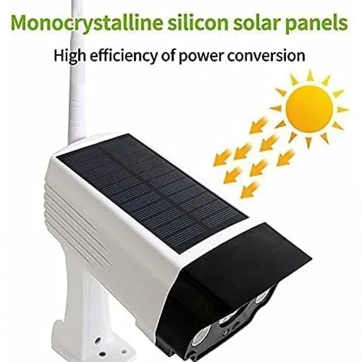 Ηλιακό Φωτιστικό 20LED SMD σε Σχήμα Κάμερας & Αισθητήρα Κίνησης OEM T-28 – Λευκό