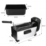 Φριτέζα λαδιού Raf R.5299 inox 2000w 3.5L