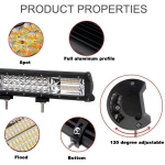 Αδιάβροχη μπάρα φωτισμού LED 360W 10-30V ΟΕΜ