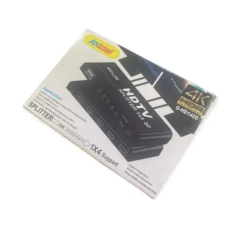 Andowl Q-HD1400 1x4 3D 4Kx2K HDMI Splitter