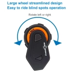 Ασύρματη ενδοεπικοινωνία για κράνος με bluetooth headset BT Interphone FM Radio Bluetooth 4.1 Up 1000m Freedconn T-MAX