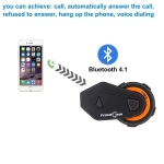 Ασύρματη ενδοεπικοινωνία για κράνος με bluetooth headset BT Interphone FM Radio Bluetooth 4.1 Up 1000m Freedconn T-MAX