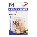 Χάλκινοι ακροδέκτες οπής 30Α 1.5-2.5mm σετ 12 τεμάχια XM-W04469