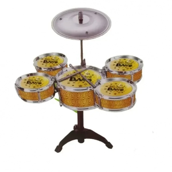 Σετ Παιδικά Drum Jazz για 3+ Ετών ΟΕΜ THL2166 Κίτρινο