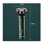 Επαναφορτιζόμενη ξυριστική μηχανή προσώπου Kemei KM-2808 κυπαρισσί - Image 2