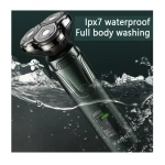 Επαναφορτιζόμενη ξυριστική μηχανή προσώπου Kemei KM-2808 κυπαρισσί - Image 4