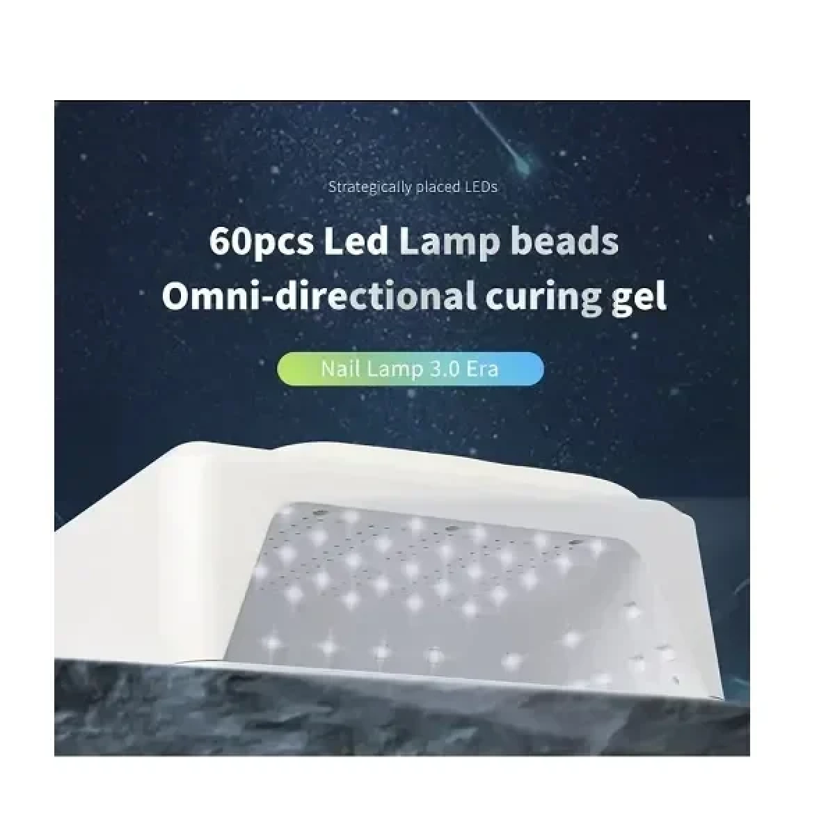 Επαγγελματική Λάμπα LED UV 72W & Μαξιλαράκι Χεριών 2 σε 1 SUN - T8 - Image 2