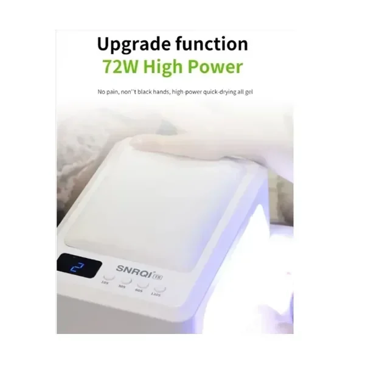 Επαγγελματική Λάμπα LED UV 72W & Μαξιλαράκι Χεριών 2 σε 1 SUN - T8 - Image 4