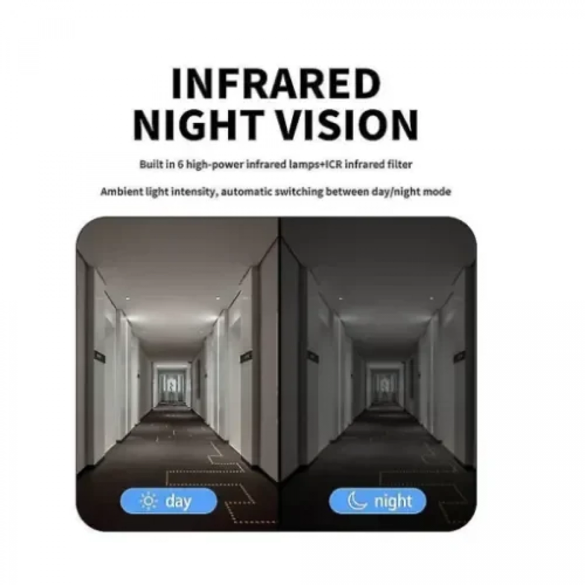 Έξυπνη κάμερα κουδουνιού X10 ασύρματη με κουδούνι πόρτας