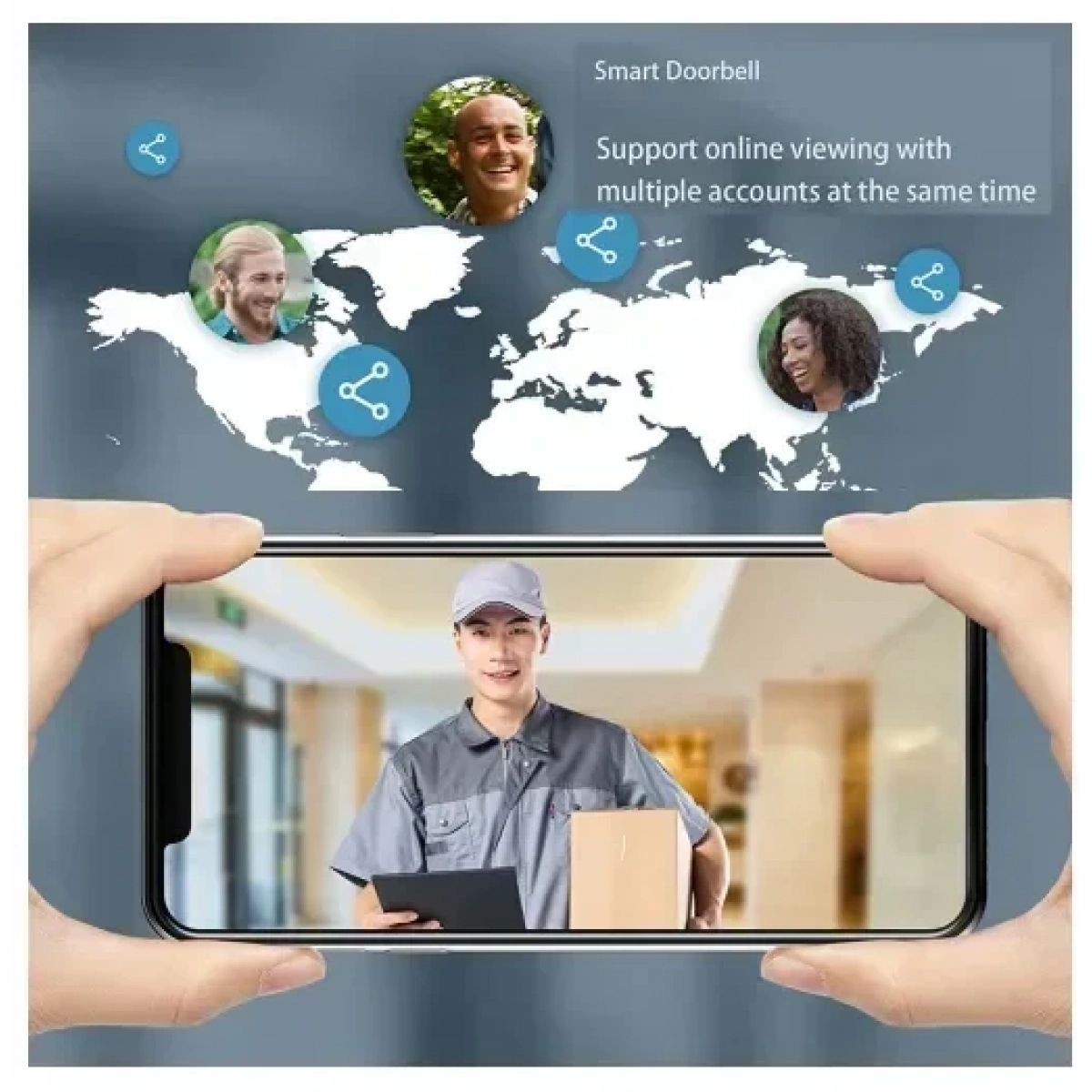 Έξυπνο ασύρματο κουδούνι πόρτας με κάμερα Wireless Video Doorbell Camera - Image 7