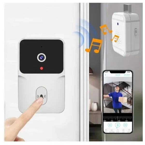 Έξυπνο ασύρματο κουδούνι πόρτας με κάμερα Wireless Video Doorbell Camera