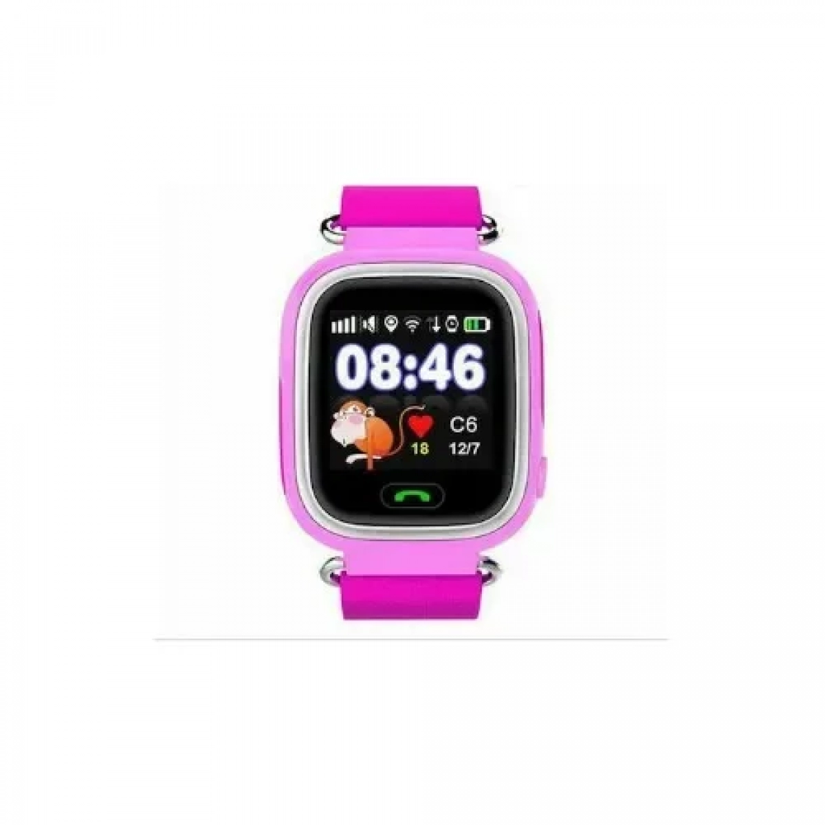 Smartwatch TD-02 1.22" με GPS, ροζ