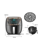 Φριτέζα αέρος Q-G28 Digital Touch Air Fryer -7,5L 1500W Andowl - Image 2