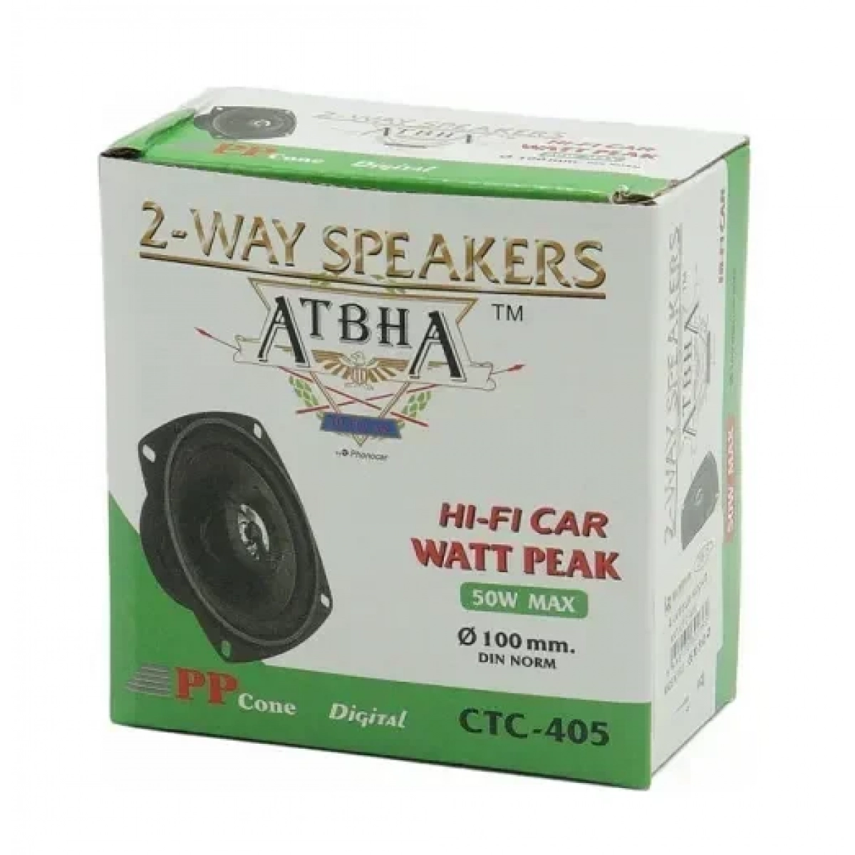 Ηχείο αυτοκινήτου 50W RMS με δύο μεγάφωνα CTC-405 - Image 3