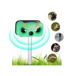 Ηλιακό Απωθητικό Πουλιών και Μικρών Ζώων με Υπέρηχο, Φλας και Ηχογραφημένους Ήχους