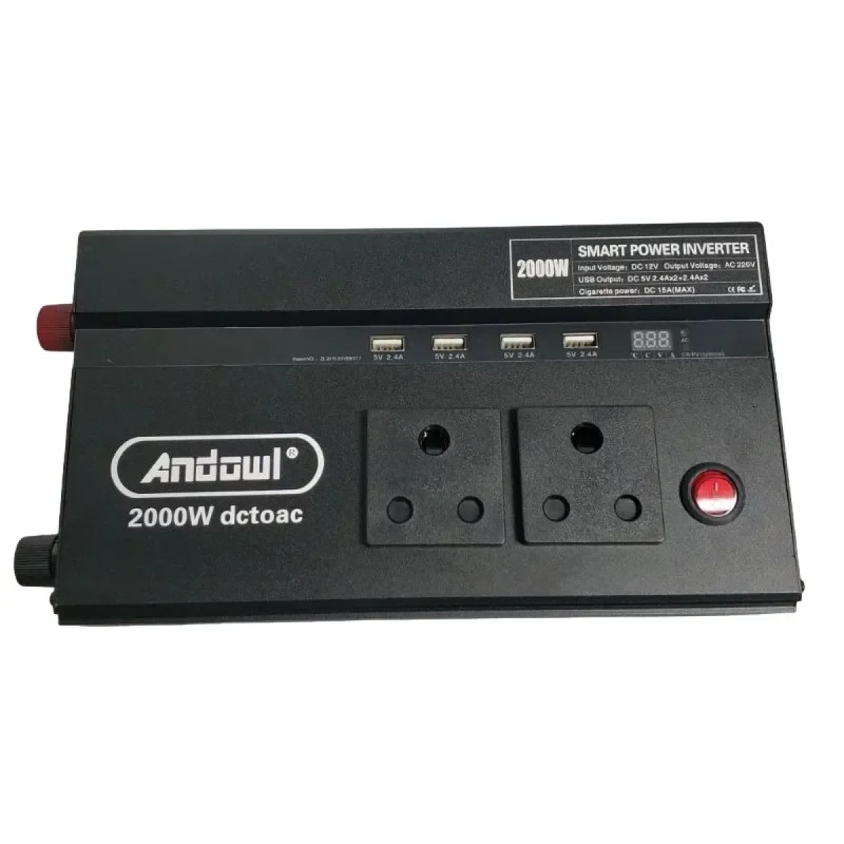 Inverter Τροποποιημένου Ημιτόνου 2000W για 12V DC Andowl QY-7120