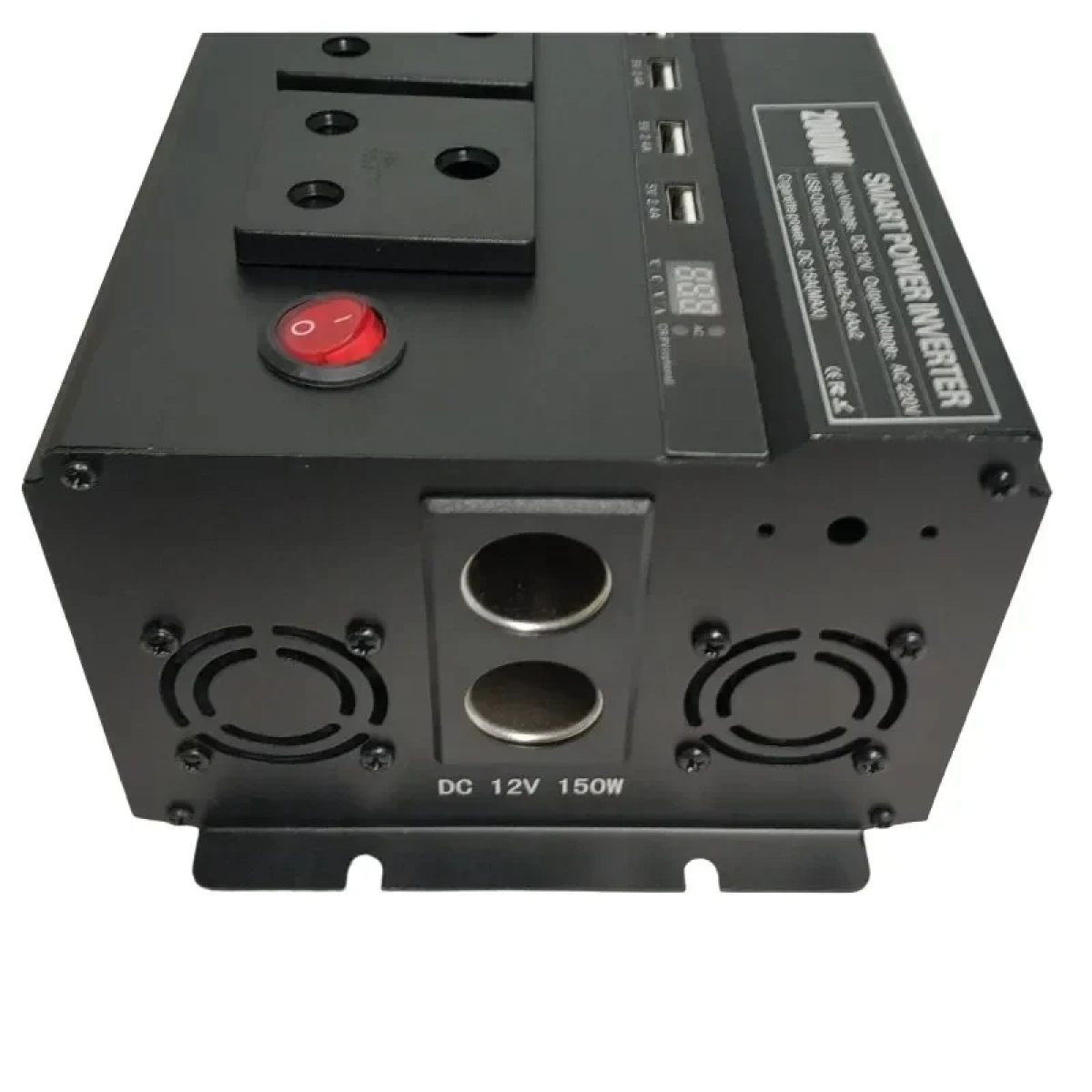 Inverter Τροποποιημένου Ημιτόνου 2000W για 12V DC Andowl QY-7120