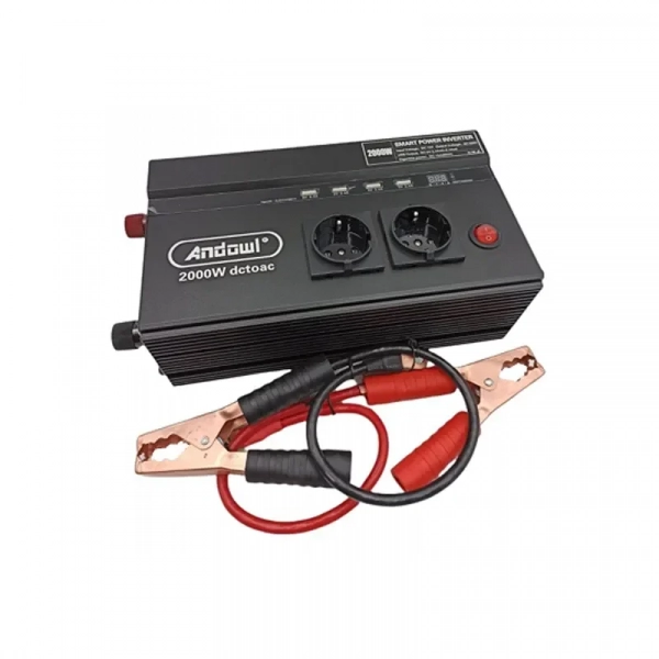 Inverter Τροποποιημένου Ημιτόνου 2000W για 12V DC Andowl QY-7120