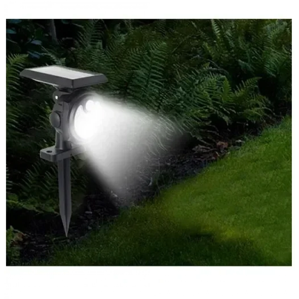 Καρφωτό Ηλιακό Φωτιστικό με Αισθητήρα Φωτός σε Μαύρο Χρώμα SH-1705C - Image 3