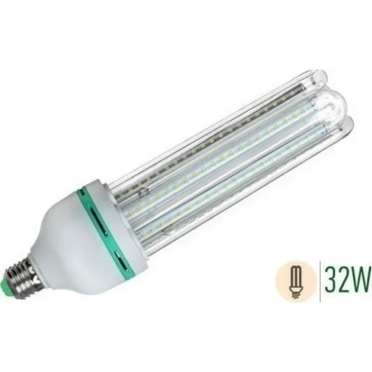 Λάμπα LED οικονομίας E27 32W με ψυχρό φως 2400lm