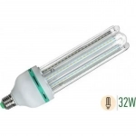 Λάμπα LED οικονομίας E27 32W με ψυχρό φως 2400lm