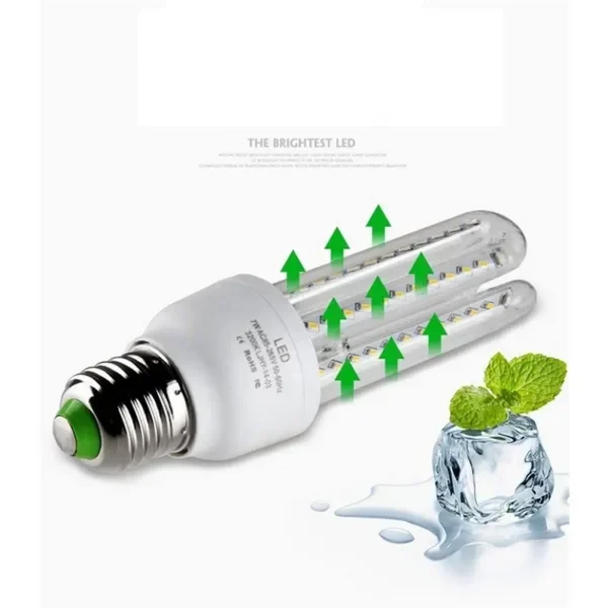 Λάμπα LED οικονομίας E27 40W με ψυχρό φως 6000K