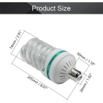 Λάμπα LED spiral E27 20W θερμό λευκό φως 6000k