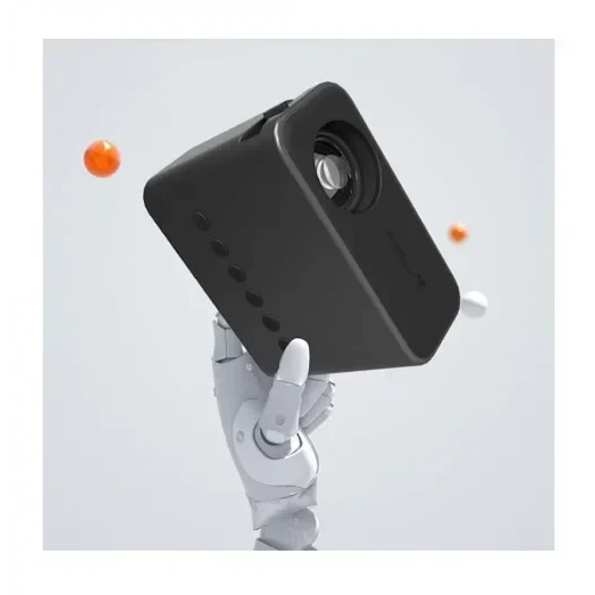 Mini HD Προτζέκτορας LED Full HD 1080P Wownect T500 - Μαύρο - Image 3