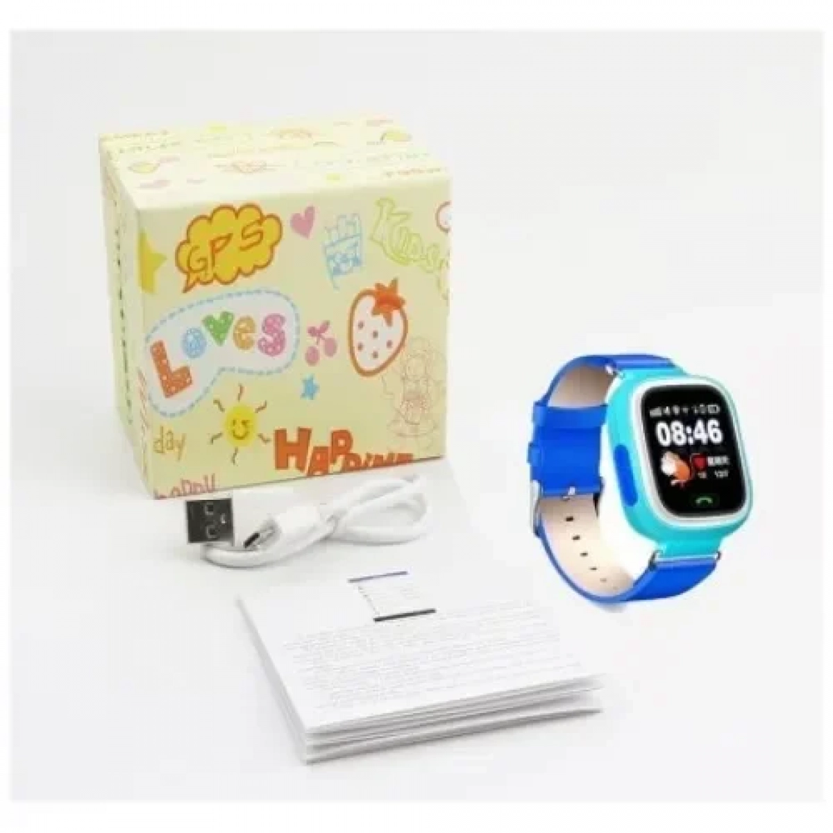 Smartwatch TD-02 1.22" με GPS, μπλε