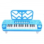 Παιδικό μουσικό όργανο πιάνο με μικρόφωνο, σε χρώμα μπλε - Photo2