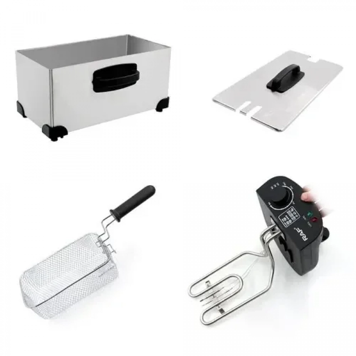 Φριτέζα λαδιού Raf R.5299 inox 2000w 3.5L