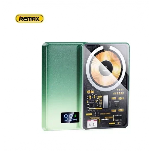 Remax RPP-531 Power Bank 10000mAh 22.5W με Θύρα USB-A και Θύρα USB-C Power Delivery Πράσινο