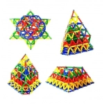 Σετ 228pcs Μαγνητικοί Ράβδοι Μπάρες & Μπίλιες Κατασκευών - Παιδικό Παιχνίδι Magnetic Wand Game Magnastix - Image 2