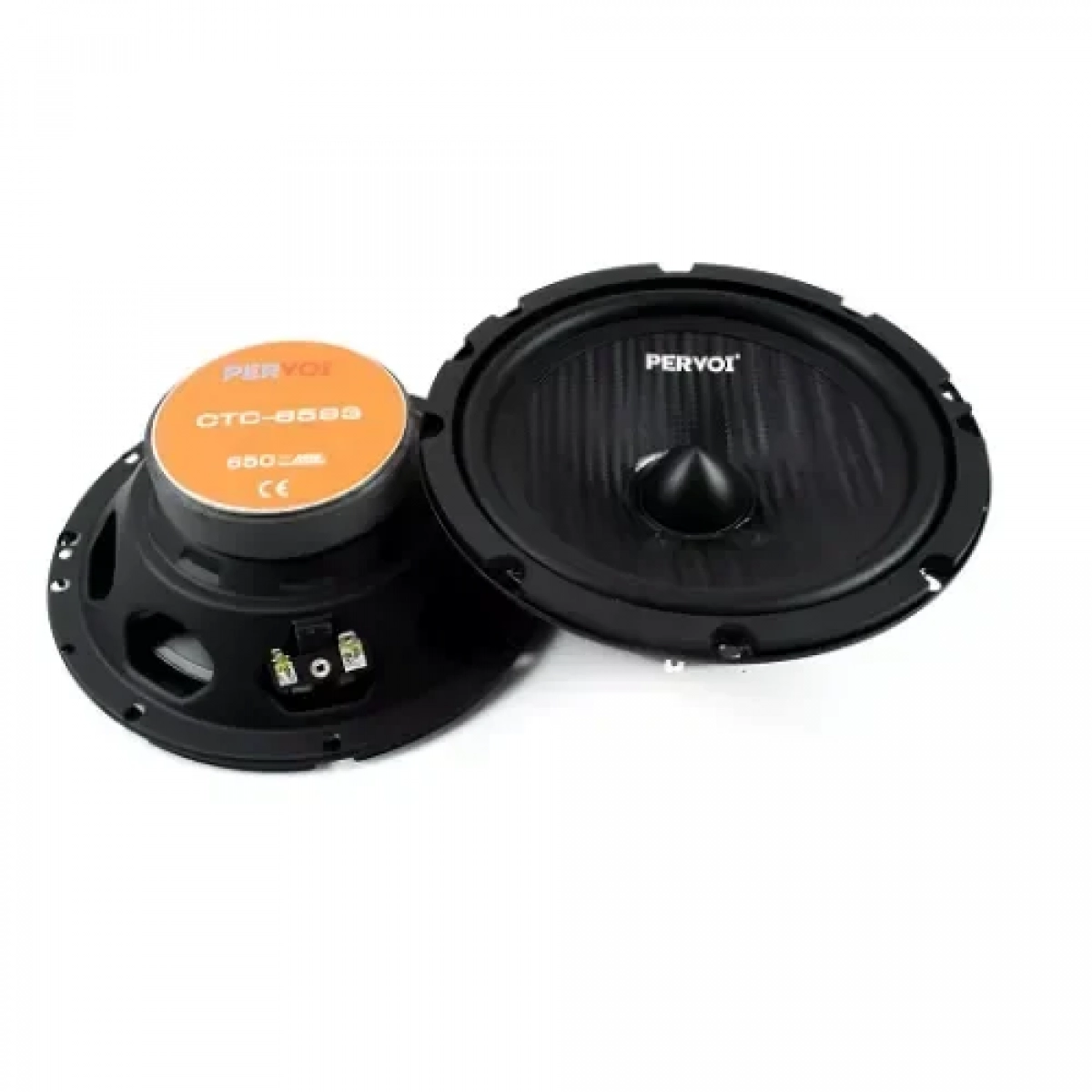 Σετ Midrange & Tweeter Αυτοκινήτου 150W & 30W 2+2τμχ RMS Pervoi CTC-6593 – Μαύρο