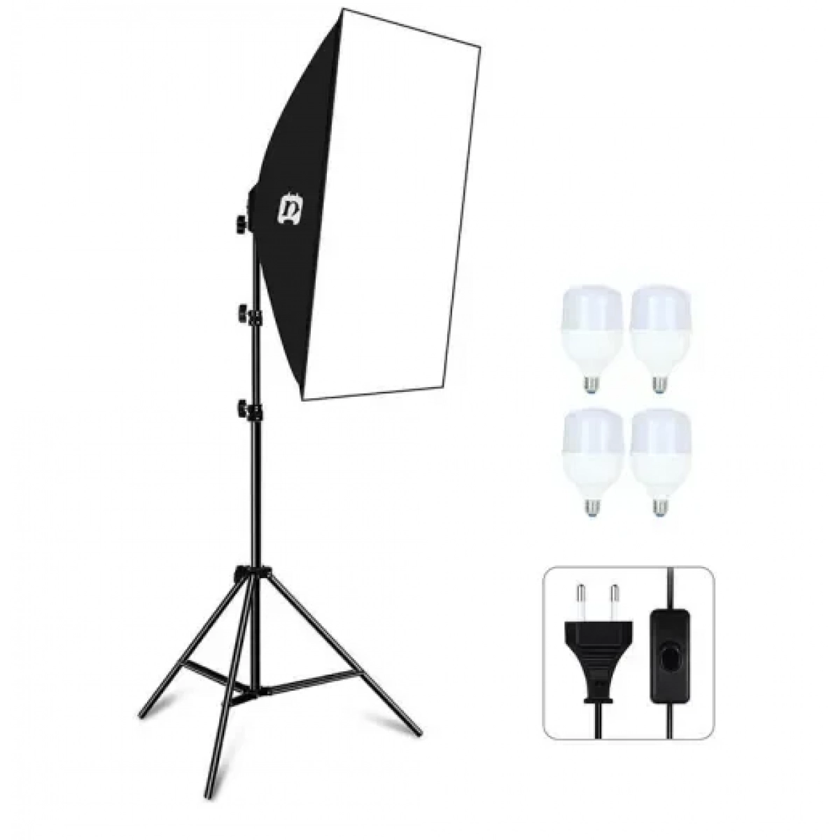 Σετ στούντιο φωτογραφίας με τρίποδο Puluz Studio softbox 50x70cm PU5071EU - Image 2