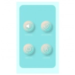 Σύστημα καραόκε με ασύρματο μικρόφωνο Bluetooth λευκό - Image 3