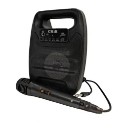Σύστημα καραόκε με ενσύρματο μικρόφωνο Bluetooth CMiK MK-416 μαύρο