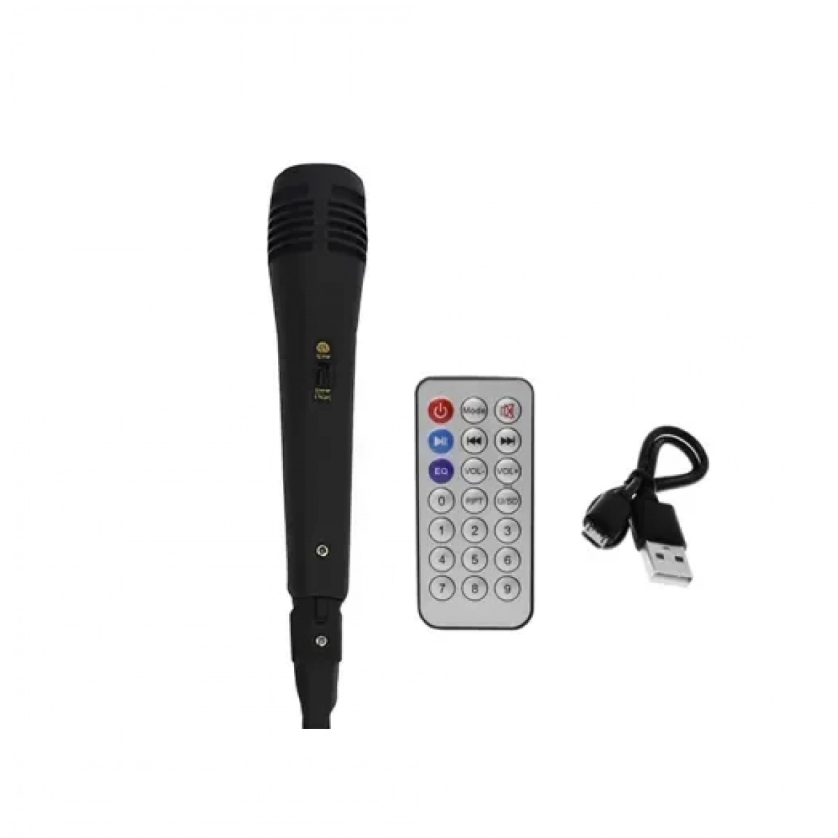 Σύστημα καραόκε με ενσύρματο μικρόφωνο Bluetooth BT-2084 μαύρο - Image 2