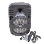 Σύστημα καραόκε με ενσύρματο μικρόφωνο Bluetooth BT-2084 μαύρο