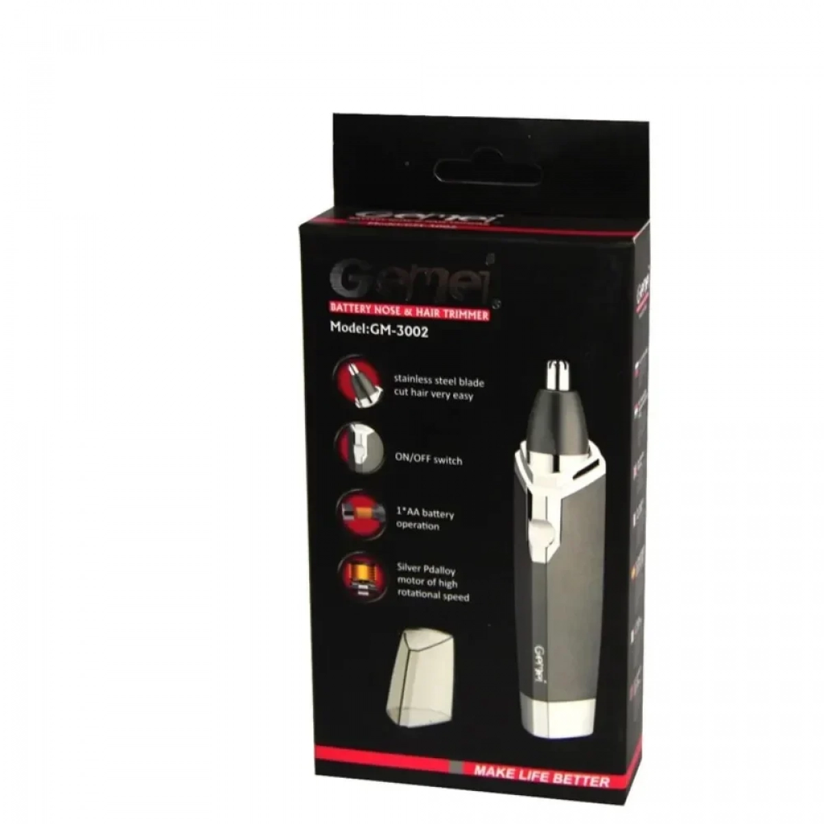 Trimmer αυτιών και μύτης Geemy GM 3002 - Photo4