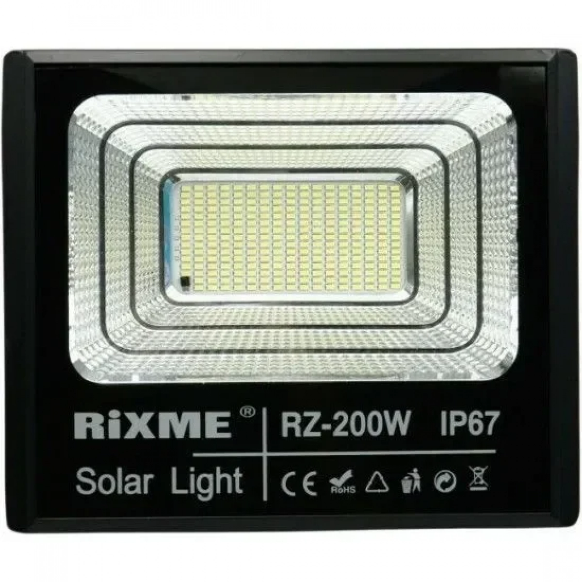 Ηλιακός προβολέας 200W με πάνελ RIXME