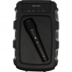 Σύστημα Karaoke με Ενσύρματo Μικρόφωνo Kimiso KMS-3383 κόκκινο